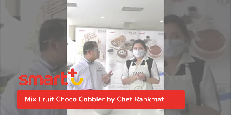 Mix Fruit Choco Cobbler by Chef Rahkmat